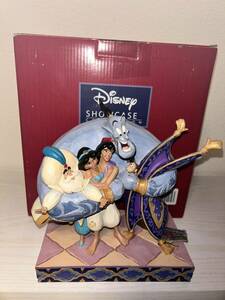 【美品】enesco アラジン　フィギュア　ディズニー Disney ジャスミン　ジーニー