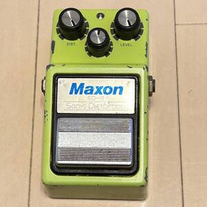 【希少】MAXON SD-9 Sonic Distortion 黒ラベル ディストーション マクソン　立ち上がり不安定