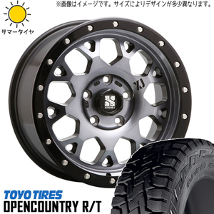 265/60R18 サマータイヤホイールセット プラド etc (TOYO OPENCOUNTRY RT & XTREME-J XJ04 6穴 139.7)