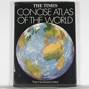 The Times”Concise Atlas of the World ”　ザ・タイムス 世界地図帳　1972年　函付/大判