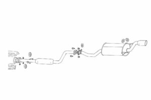 FUJITSUBO フジツボ マフラー レガリスR アコードワゴン CE1 F22B H6.4～H9.10 受注生産品 ※個人宅不可