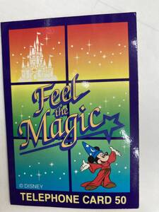 ディズニー FeeL the Magic テレフォンカード