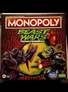 Brand New Transformers Beast Wars Monopoly Board Game 14 Tokens Special Edition 海外 即決