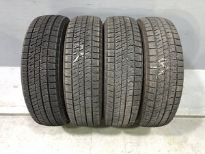 8分山程(PW6L320) 155/65R14 75Q BRIDGESTONE VRX2 2021年 4本 スタッドレスタイヤ 送料無料