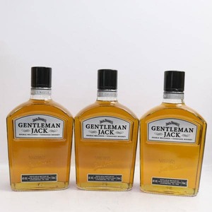 1円～【3本セット】JACK DANIELS（ジャックダニエル）ジェントルマン ジャック 40％ 750ml D24K140004