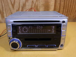 □R/115☆ケンウッド KENWOOD☆CD/MDプレーヤーデッキ☆カーオーディオ☆DPX-50MDS☆ジャンク