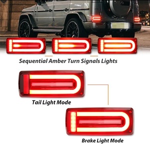 セール国内発送 メルセデスベンツGクラス W463 ゲレンデ LED テールランプ シーケンシャルウィンカー左右セット G350dG500G550G55G63G65AMG