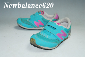 ◆DSC7130◆最終価格！他のサイトでも出品中！早い者勝ち！ニューバランス/New Balance/NB620/17㎝/ロー/水色/圧巻の存在感！注目の１足！