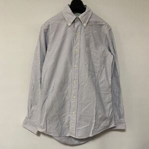 アメリカ製 ブルックスブラザーズ オックスフォード ボタンダウン シャツ 15-32 ストライプ USA brooks brothers Oxford BD shirt