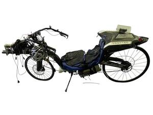 BK-01【★引取限定★愛知県一宮市★】自転車 パーツ取り 部品 全長約205㎝ タイヤ直径約68㎝ ジャンク品