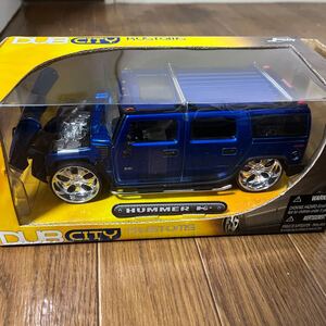 1/24Jada TOYS DUB CITYハマーH2 アメ車 ミニカー美品