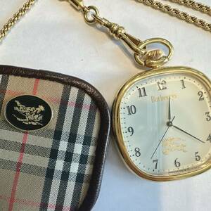 【1円スタート】バーバリー　Burberry 懐中時計 稼働品 アンティーク 