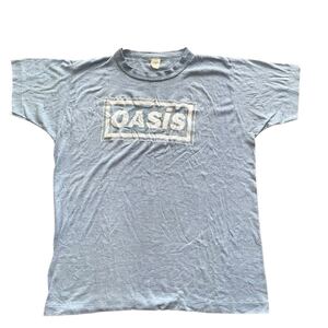 1990s OASIS 初期ロゴ カナダ サイズXL ヴィンテージ Tシャツ ロック ポップ 