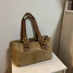 COACH　コーチ　レザートートバッグ　肩掛け　11844ブラウン