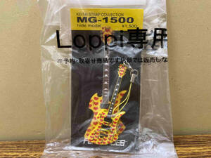 未開封品 hideモデル ギター型 携帯ストラップコレクション イエローハート MG-1500