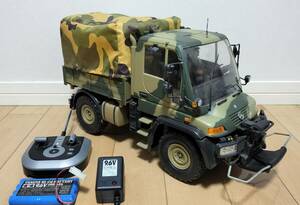 【絶版貴重】タミヤ 1/12　RC　メルセデス・ベンツ　ウニモグハンター　UNIMOG HUNTER