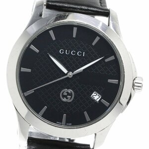 グッチ GUCCI 126.4 Gタイムレス デイト クォーツ メンズ _775592