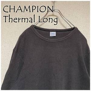 ★CHAMPION サーマルロングスリーブ Tシャツ チャンピオン ワッフル