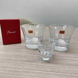 160933▲Baccarat　バカラ　ショットグラス　グラス　クリスタル　洋食器　ブランド　ロゴ　