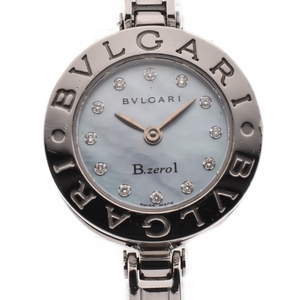 ブルガリ BVLGARI BZ22S B.zero1 12P ダイヤモンド クォーツ レディース 良品 L#134073