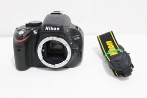 F637H 099 【バッテリー等欠品】 Nikon ニコン D5100 デジタル一眼レフカメラ ボディ・ストラップのみ 現状品 ジャンク