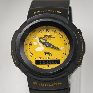 カシオ CASIO 腕時計 G-SHOCK AW-500D ガラパゴス ダーウィン研究所 イエロー文字盤 動作品 [質イコー]