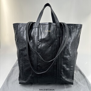 ■新品未使用■BALENCIAGA バレンシアガ 672962 バルベス ミディアム トートバッグ ハンドバッグ ブラック 黒 メンズ レディース 未使用