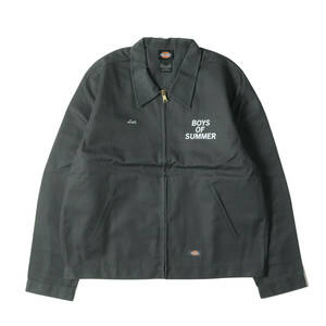 新品同様 BOYS OF SUMMER 24SS Dickies オーバーサイズ アイゼンハワー ワークジャケット EISENHOWER JACKET チャコールグレー XL