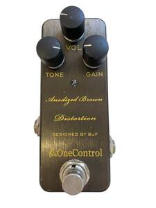 【中古品・動作未確認】 One Control Anodized Brown Distortion エフェクター ディストーション ギター 楽器 L66672RE