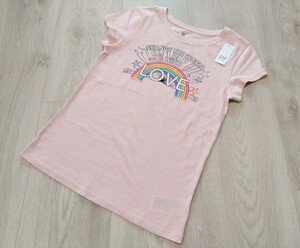 新品★ギャップキッズ★ラメ入りプリント半袖Tシャツ★140cm★定価1990円★サーモンピンク★Lサイズ/10歳/GAPKIDS