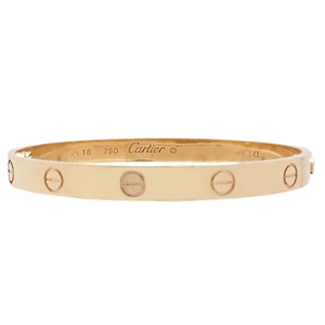 CARTIER(カルティエ) ラブ LOVE ブレスレット バングル ジュエリー アクセサリー 18 K18PG ゴールド B6067417 40802073319【アラモード】