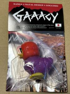 NANGA NATAL DESIGN GOCCODO GAAACY ミニサイズ ソフビ 紫 SOFUBI ゴッコ堂リアルヘッド realhead MARVEL OKINAWA PUNK DRUNKERS mvh