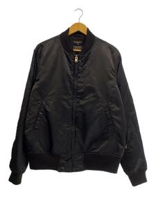 Engineered Garments◆フライトジャケット/XL/ナイロン/BLK/無地/BEAMS+/MA-1/フライトジャケット//