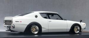 1/43　日産　スカイライン改　ケンメリ2Dr　2000GT-R　ＳＳＲマークⅢ　ホイール　 アルミ製 　深リム 街道レーサー　国産名車プレミアム