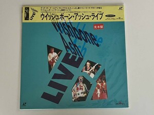 【未開封美品LD/見本版】Wishbone Ash / LIVE 被せ帯付LD BVLP52 ウィッシュボーン・アッシュ89年UK LIVEThe King Will ComePhoenix