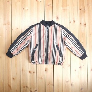 極美品！お買い得◆BURBERRY LONDON ENGLAND ◆バーバリーロンドン イングランド◆キッズ　ブルゾン　[6Y/116cm] ベージュ br07017984