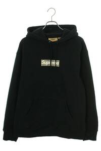 シュプリーム バーバリー パーカー Burberry Box Logo Hooded Sweatshirt サイズ:L バーバリーボックスロゴパーカー 中古 OM10