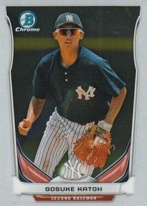 加藤豪将 ルーキーカード 2014 BOWMAN CHROME ROOKIE RC ROOKIE 日本ハムファイターズ