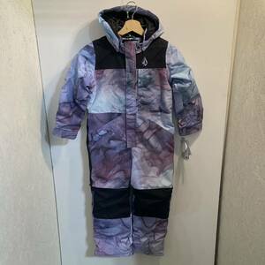 23-24 新品 正規 KIDS VOLCOM TODDLER ONESIE GLI 8 歳 II0452400 ボルコム キッズ 子供 スノーボード ウェア ワンピース つなぎ ピンク