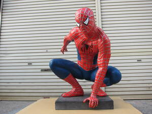 新品 等身大スパイダーマン　フィギュア　屋外展示可能