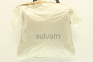 【中古】 sulvam メンズショルダーバッグ - Docking bags sulvam - 白 ホワイト 茶 ブラウン 無地