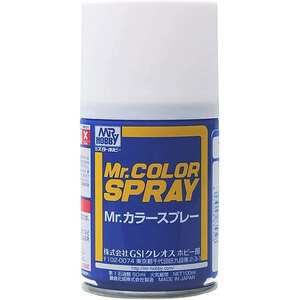 [60]GSIクレオス 模型用塗料 Mr.ホビー Mr.カラースプレー S1 ホワイト 白 光沢 100ml