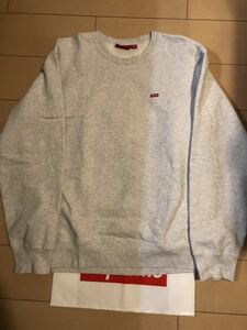 Supreme Small Box Crewneck Ash シュプリーム スモール　ボックスロゴ トレーナー　パーカー　クルーネック　グレー　XLサイズ supreme