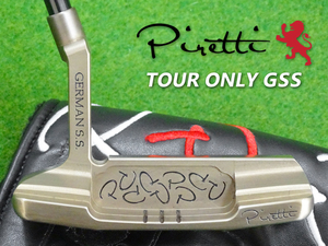 【新品】PGAツアー支給品 PIRETTI ピレッティ CAPRI GSS 365G GOLD TRIPLE LINE 38.5インチ パター TOUR ONLY プロトタイプ 本物保証