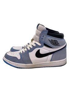 NIKE◆AIR JORDAN 1 RETRO HIGH OG_エアジョーダン 1 レトロ ハイ OG/27cm/ブルー