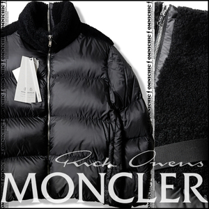 ■安心の国内正規品/新品46万【MONCLER＋RICK OWENS】モンクレール＋リックオウエンス/希少CYCLOPIC/ラムボアヨークダウンジャケット1/M~L