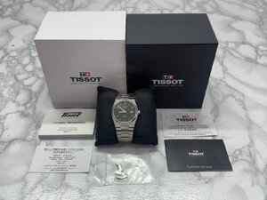 ♪展示品【TISSOT ティソ PRX パワーマティック T137.407.11.091.00 グリーン 正規化粧箱付き メンズ腕時計】OK18971