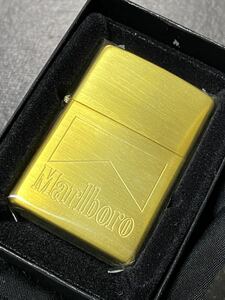 zippo マルボロ ゴールド 限定品 前面刻印 希少モデル ヴィンテージ 1997年製 Marlboro GOLD ケース 保証書付き
