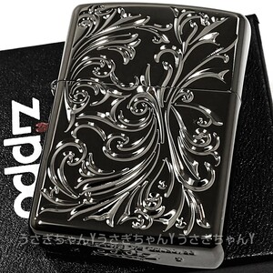 zippo☆アーマー☆Botanical☆ブラックチタン☆ジッポ ライター