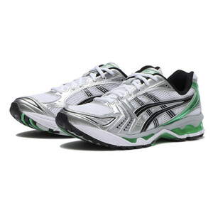 [新品/送料無料] asics アシックス GEL-KAYANO 14 WHITE/MALACHITE GREEN 1201A019-110 24cm スニーカー シューズ